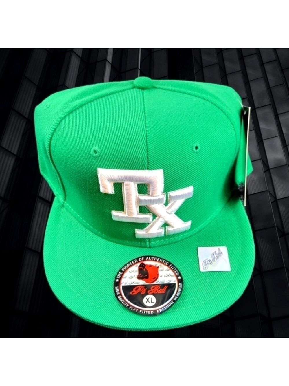 Texas Snapback Green Hat (Pitbull)